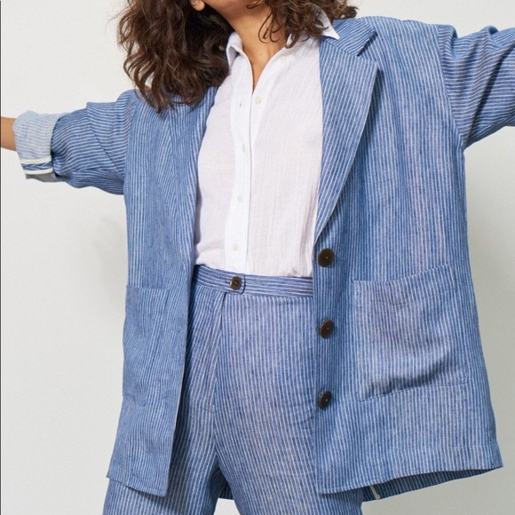 Mara Hoffman Fatima linen Jacket-Anthropologie - Picture 1 of 7